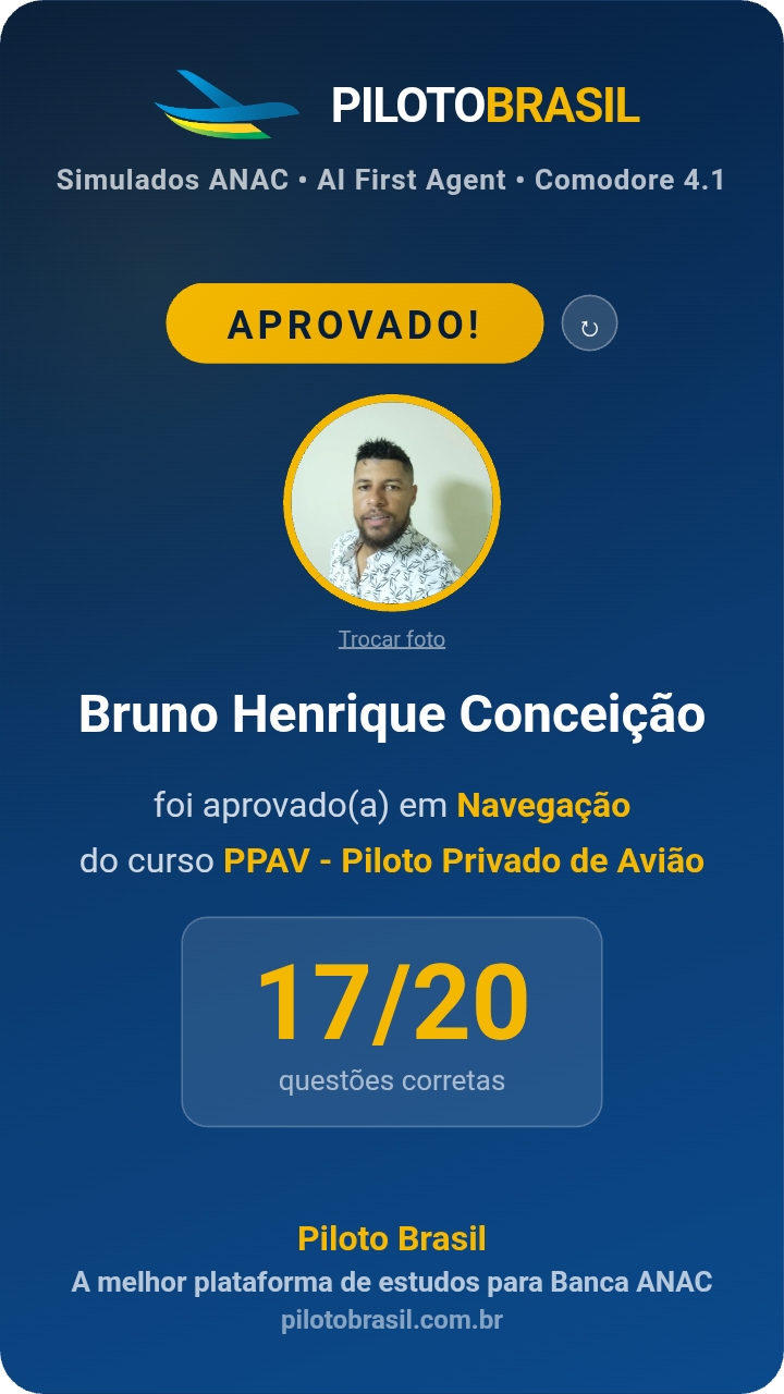 Bruno Henrique Conceição aprovado