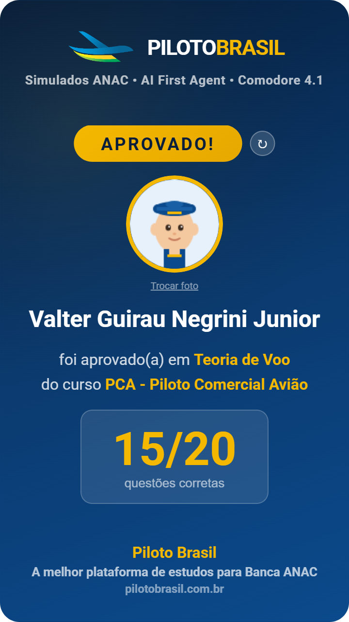 Valter Guirau Negrini Junior aprovado
