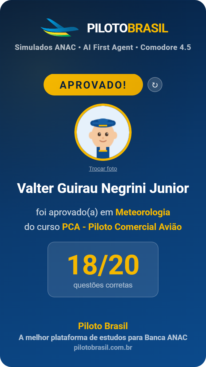 Valter Guirau Negrini Junior aprovado