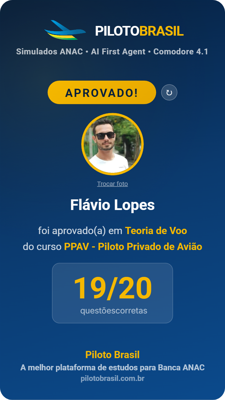 Flávio Lopes aprovado