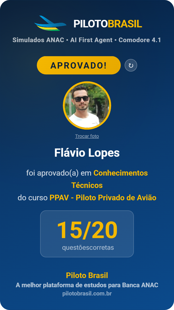 Flávio Lopes aprovado
