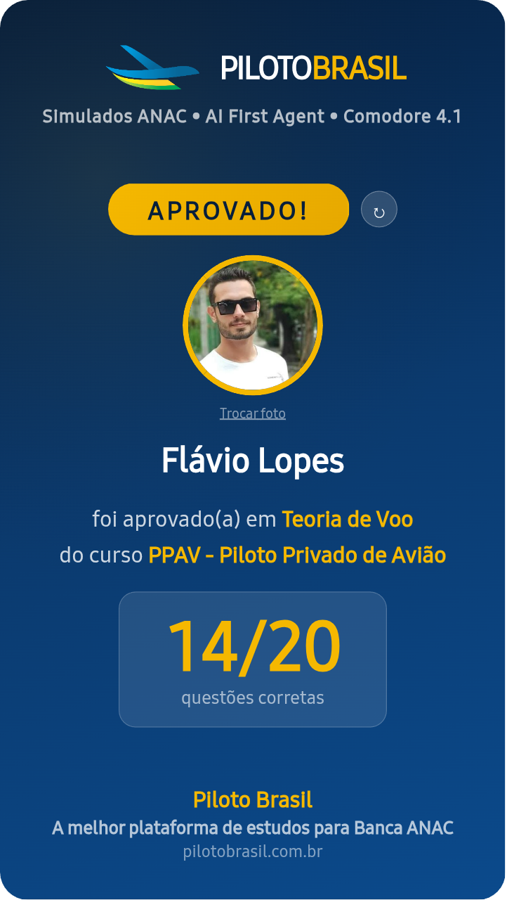 Flávio Lopes aprovado