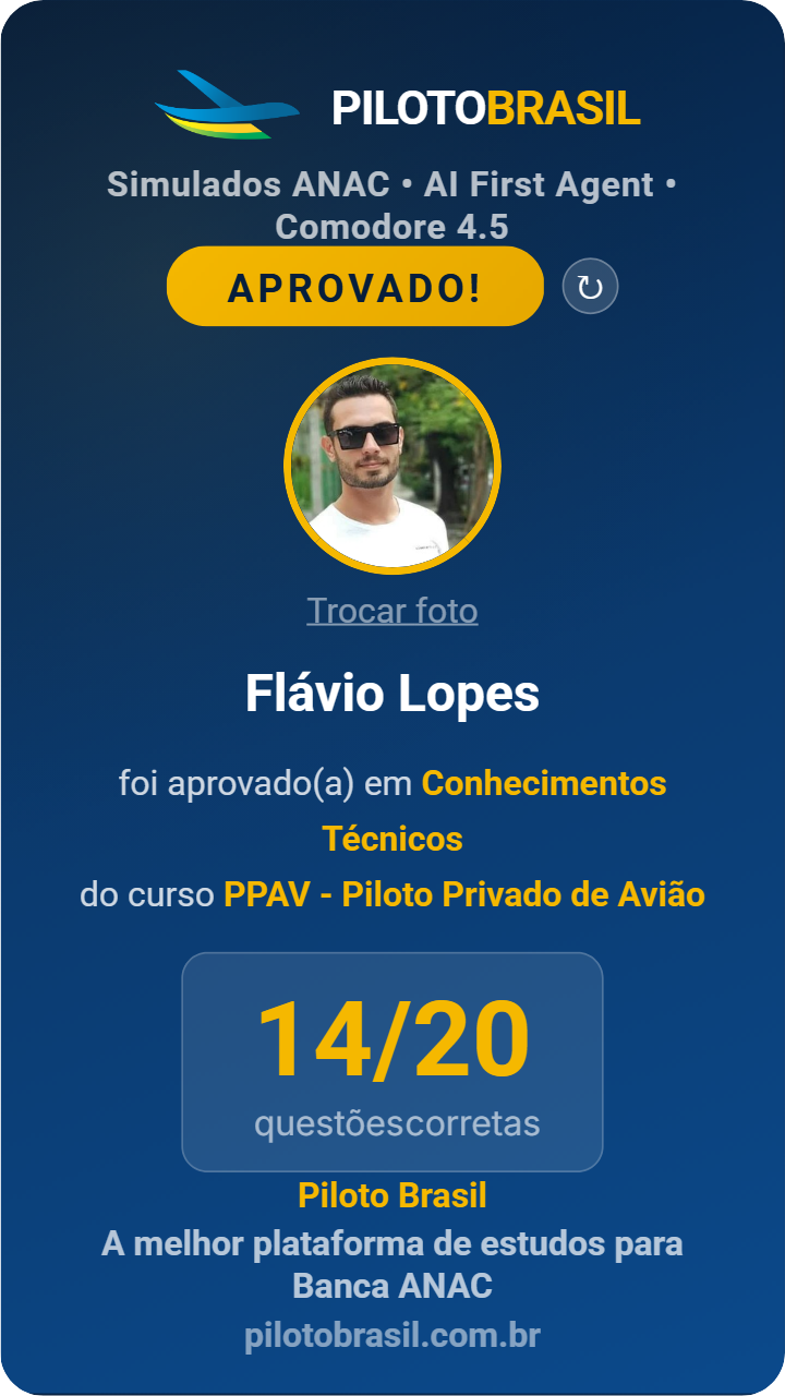 Flávio Lopes aprovado