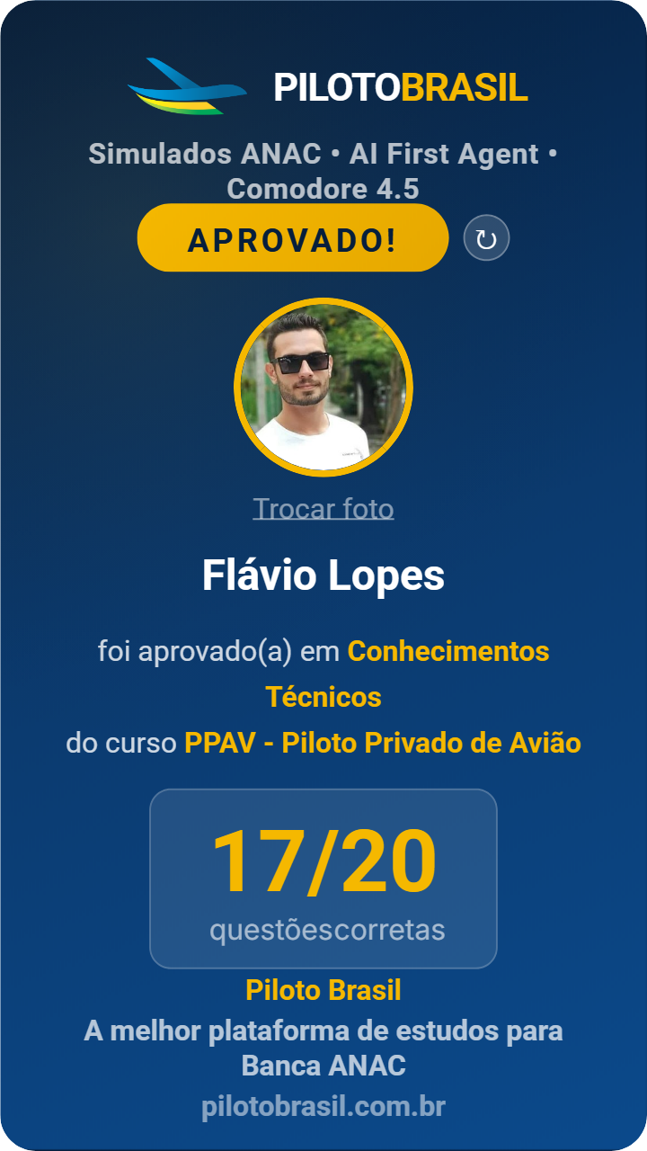 Flávio Lopes aprovado