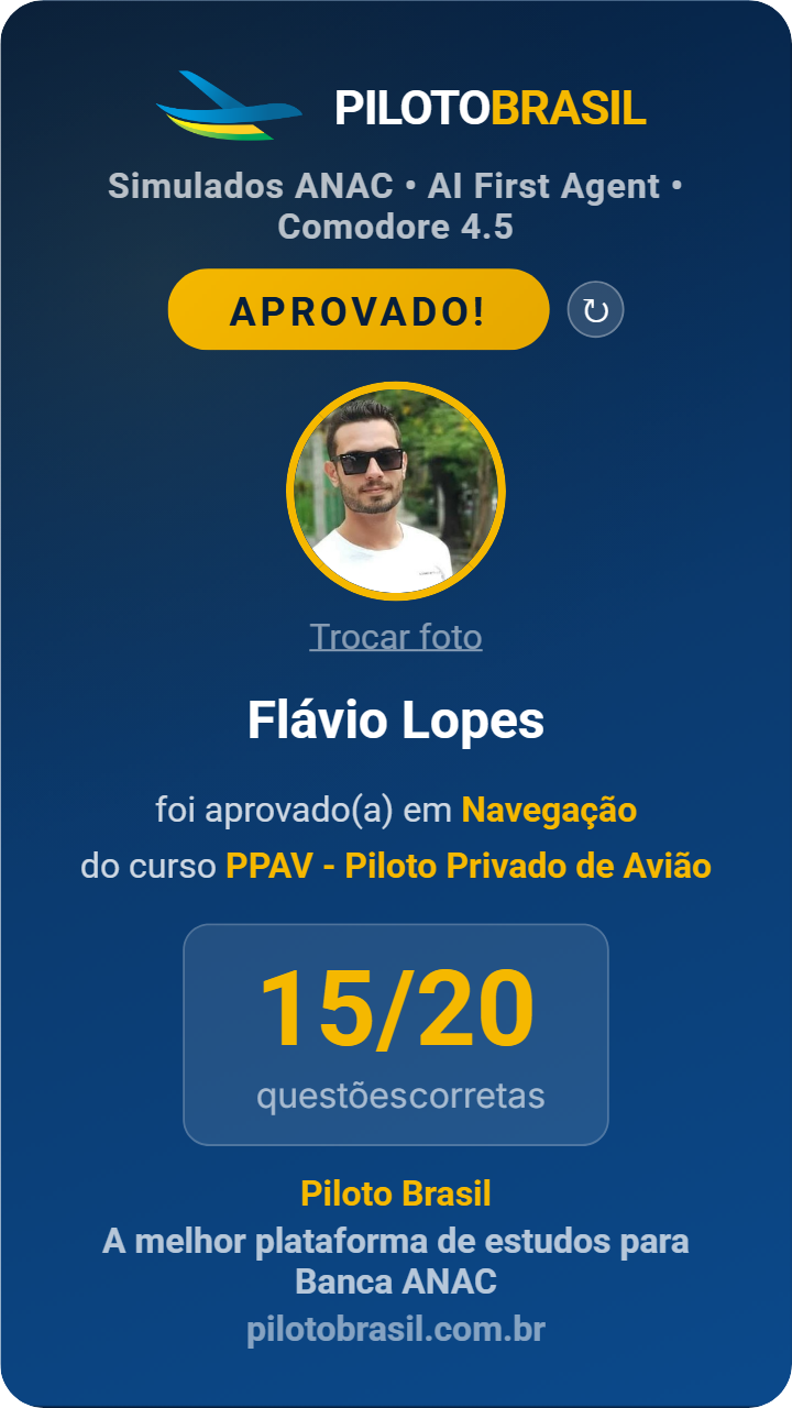 Flávio Lopes aprovado