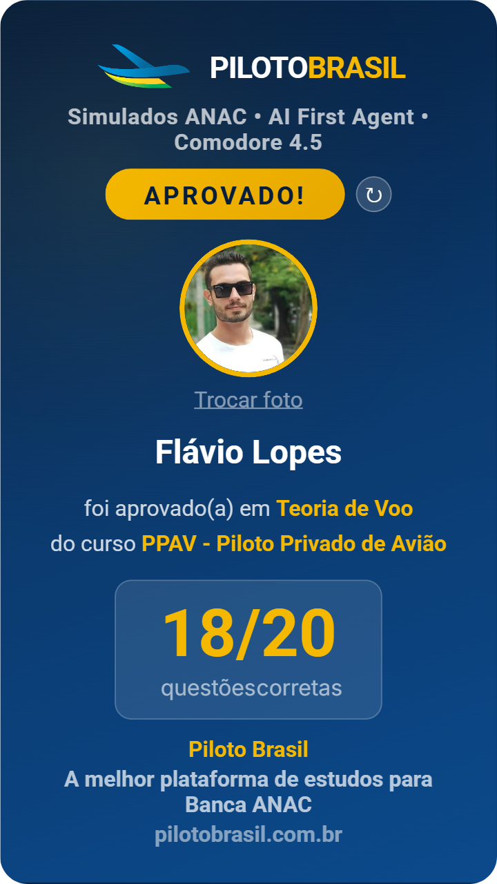 Flávio Lopes aprovado