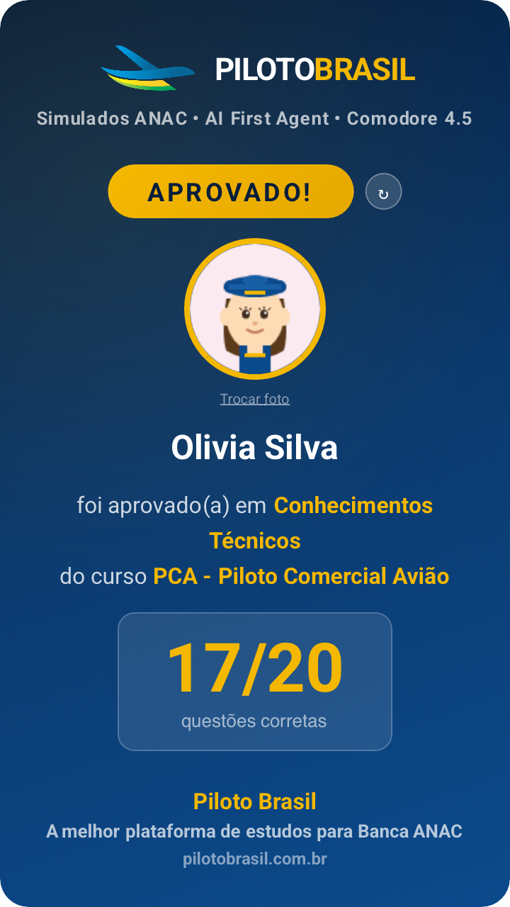 Olivia Silva aprovado