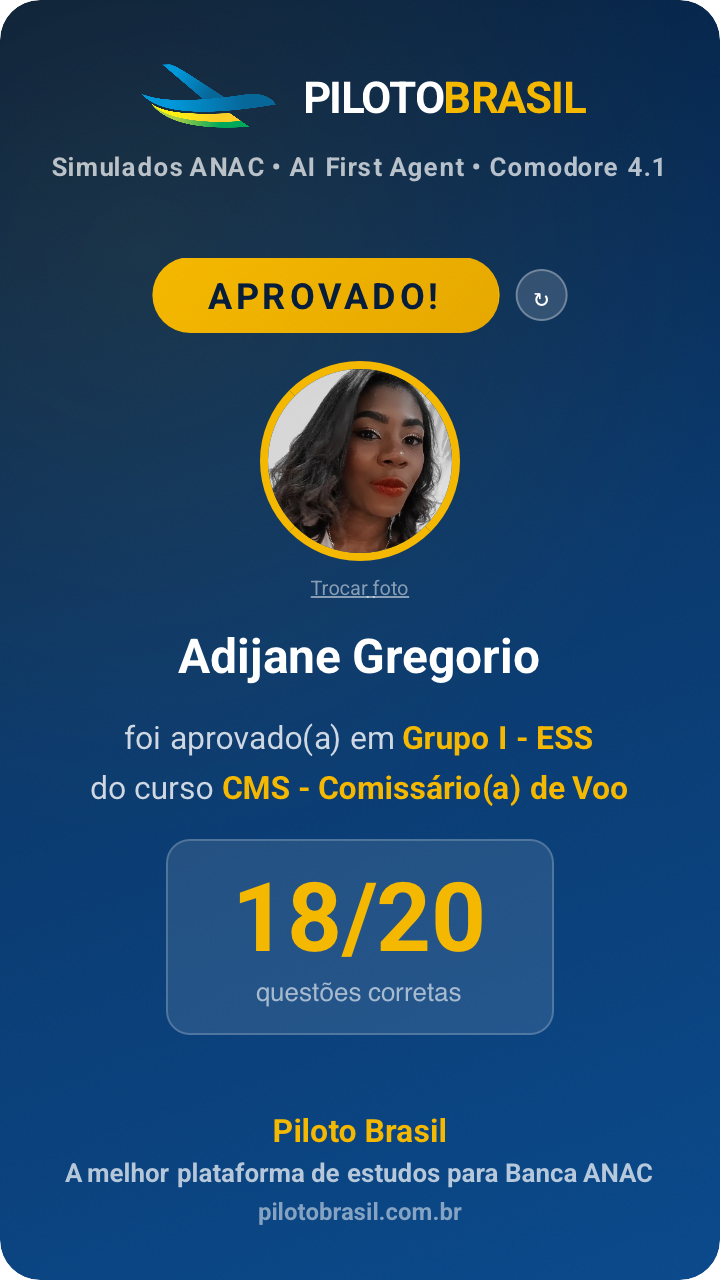 Adijane Gregorio aprovado