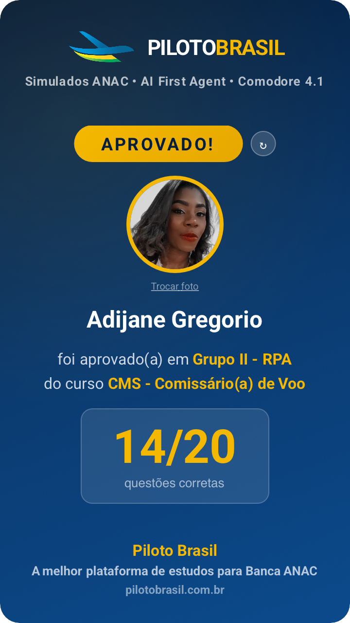 Adijane Gregorio aprovado
