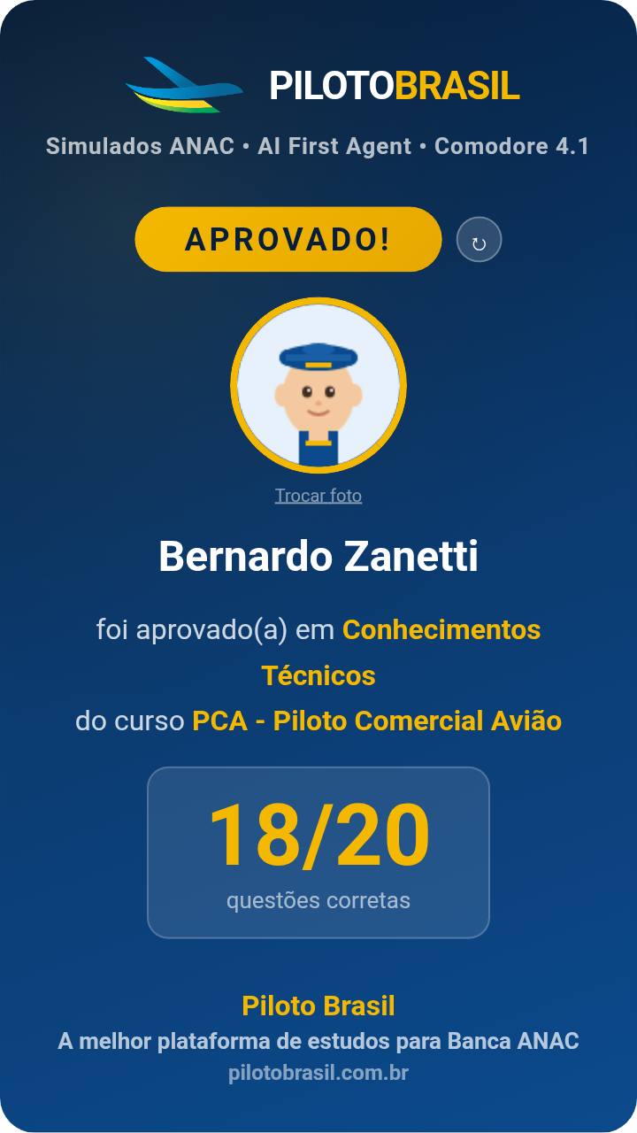 Bernardo Zanetti aprovado
