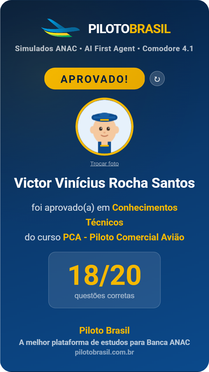 Victor Vinícius Rocha Santos aprovado