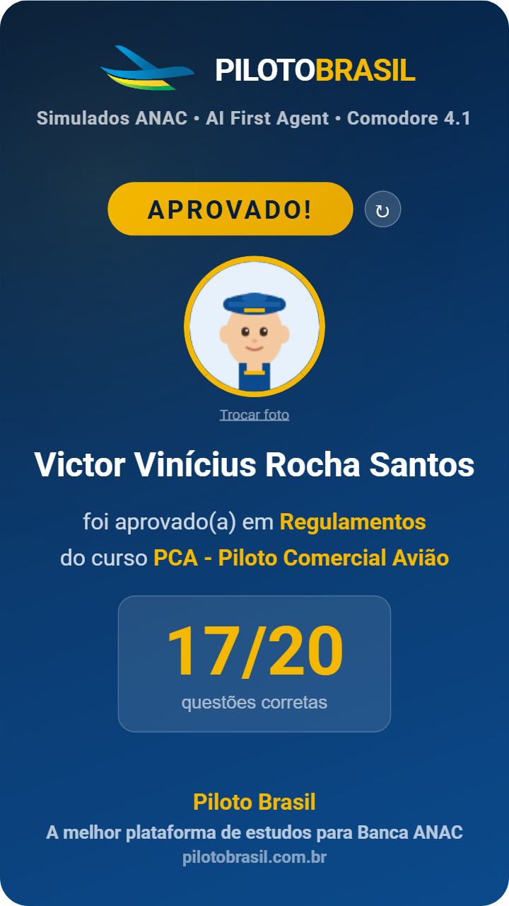 Victor Vinícius Rocha Santos aprovado