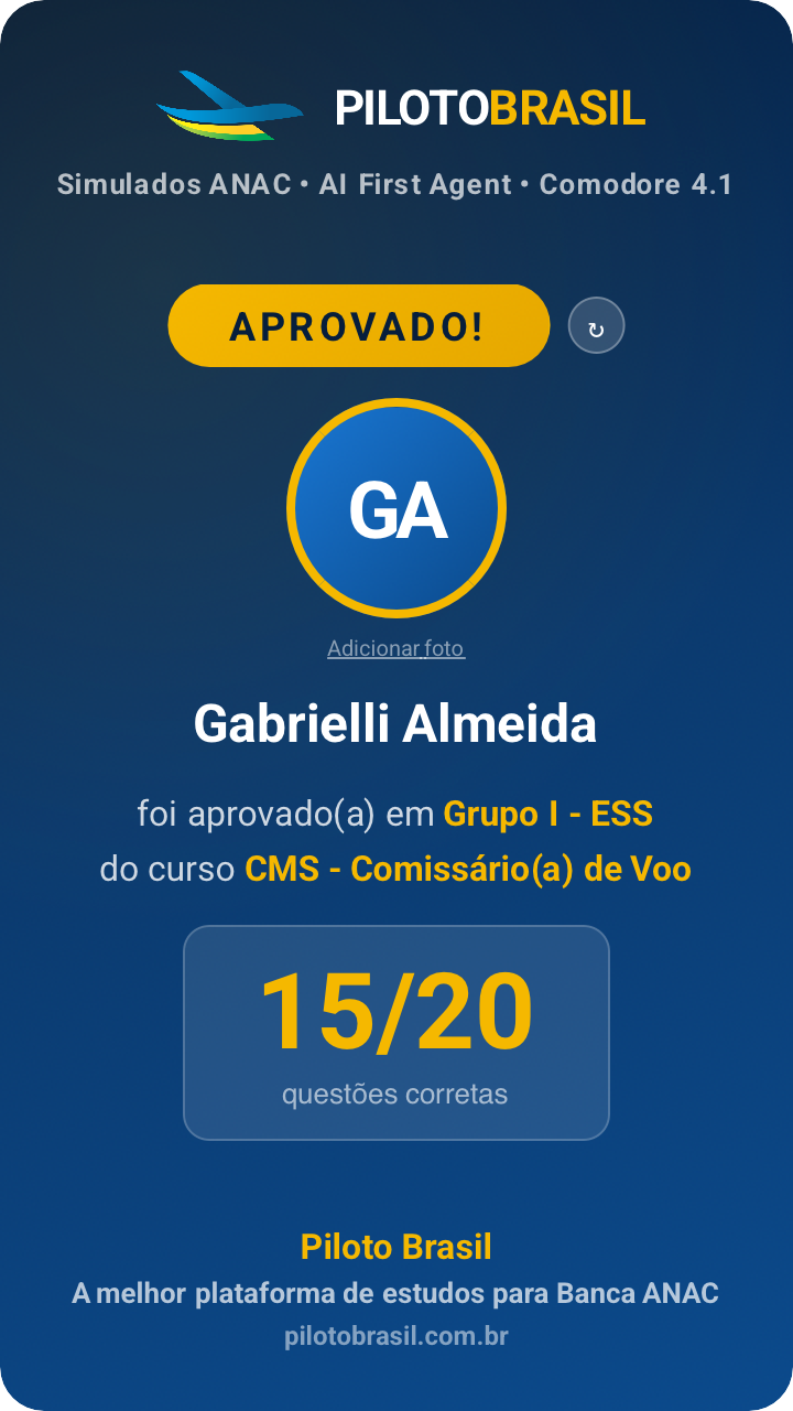 Gabrielli Almeida aprovado