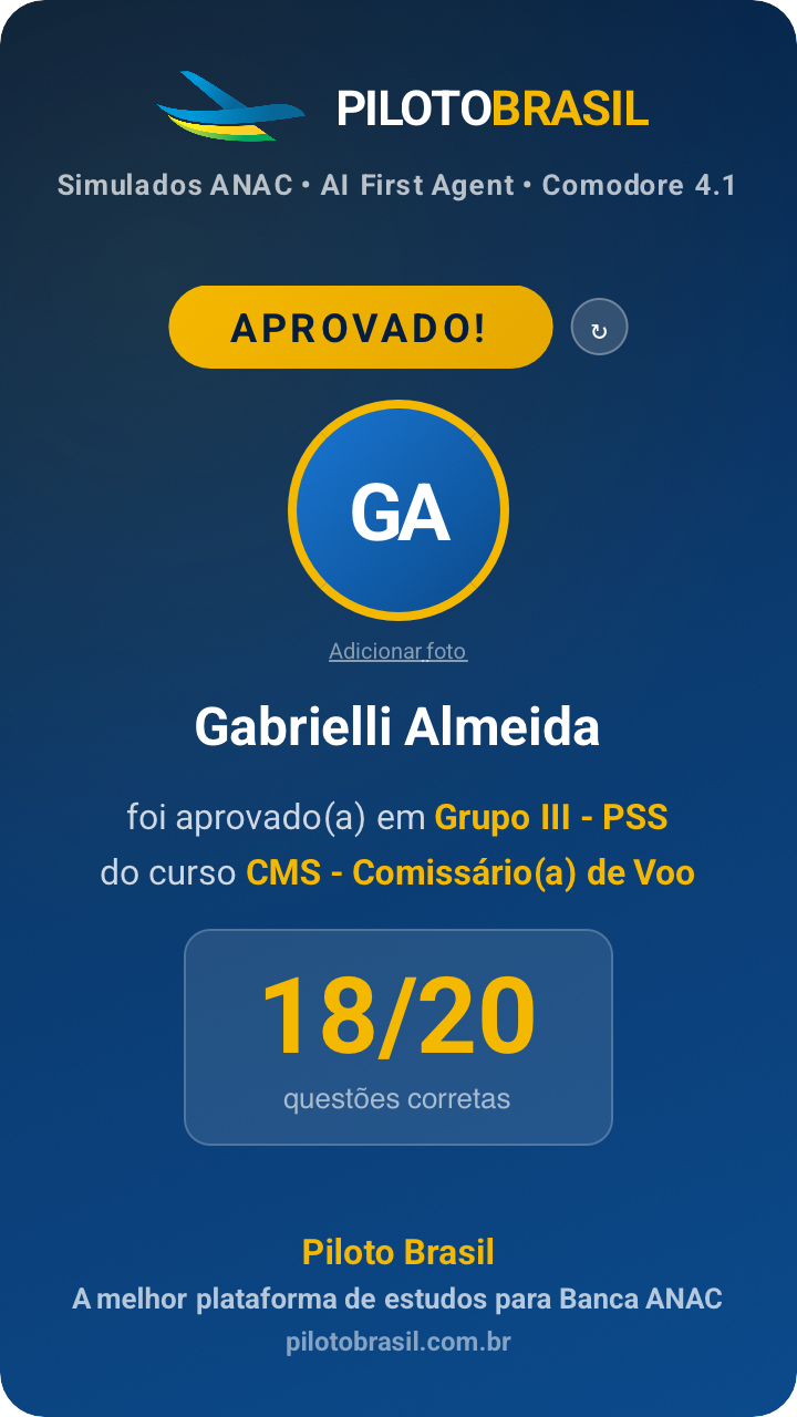 Gabrielli Almeida aprovado
