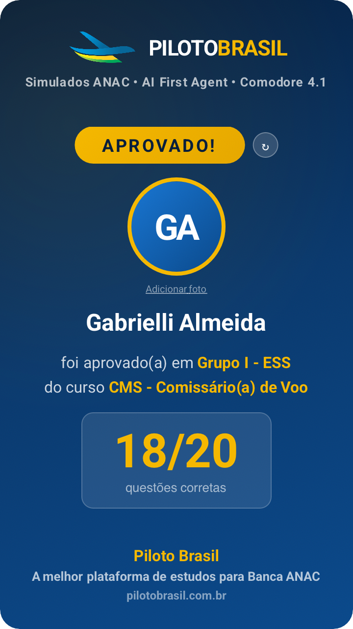Gabrielli Almeida aprovado