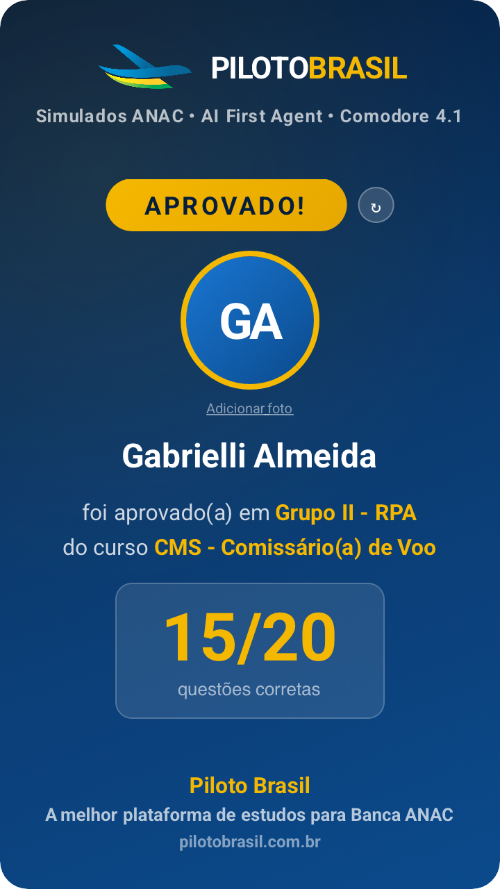 Gabrielli Almeida aprovado