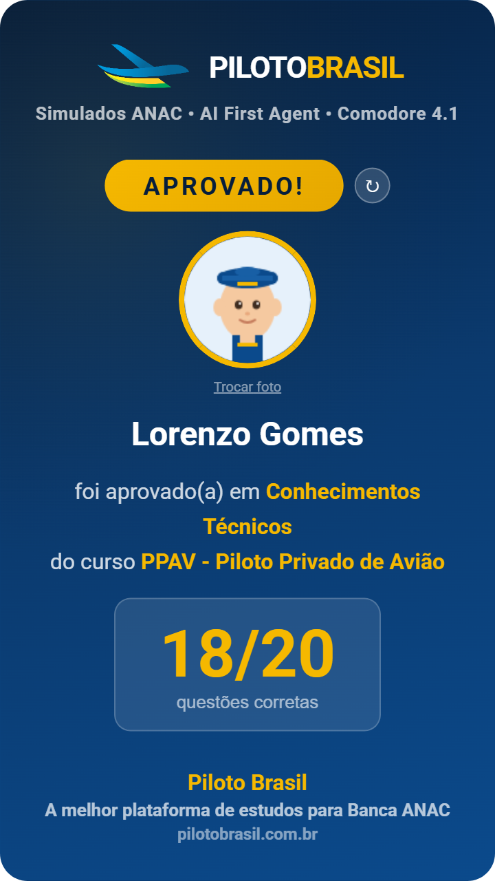 Lorenzo Gomes aprovado