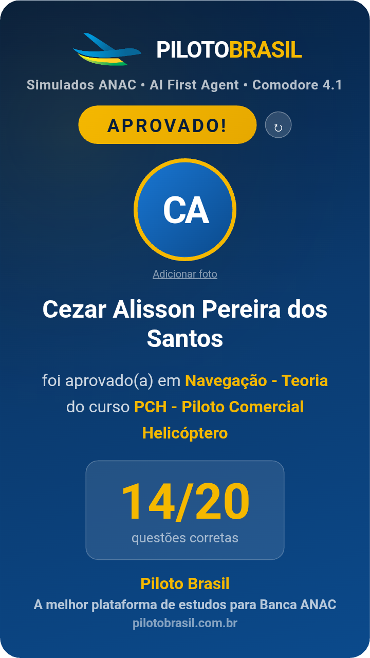 Cezar Alisson Pereira dos Santos aprovado