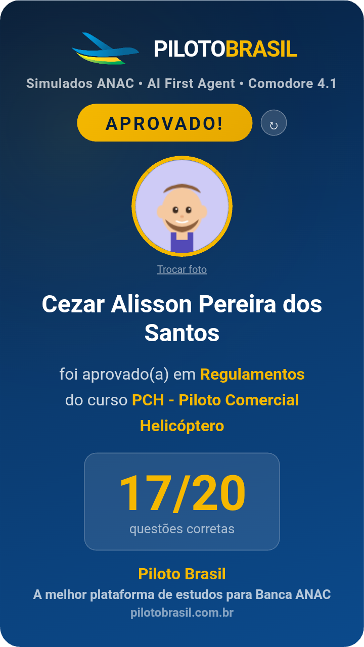 Cezar Alisson Pereira dos Santos aprovado