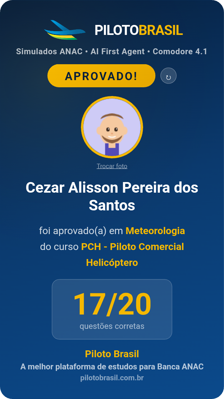 Cezar Alisson Pereira dos Santos aprovado