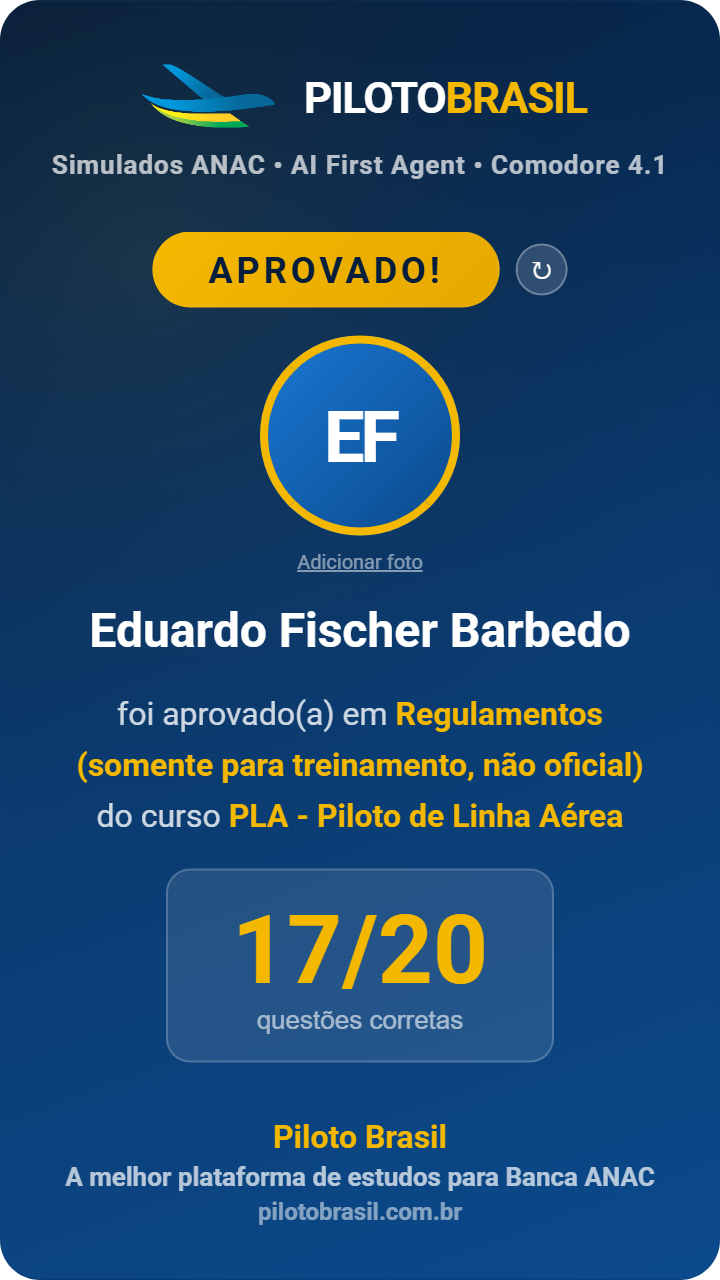 Eduardo Fischer Barbedo aprovado