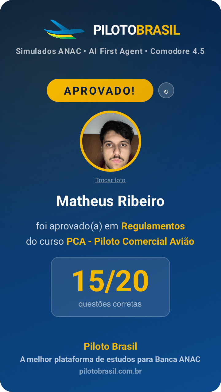 Matheus Ribeiro aprovado