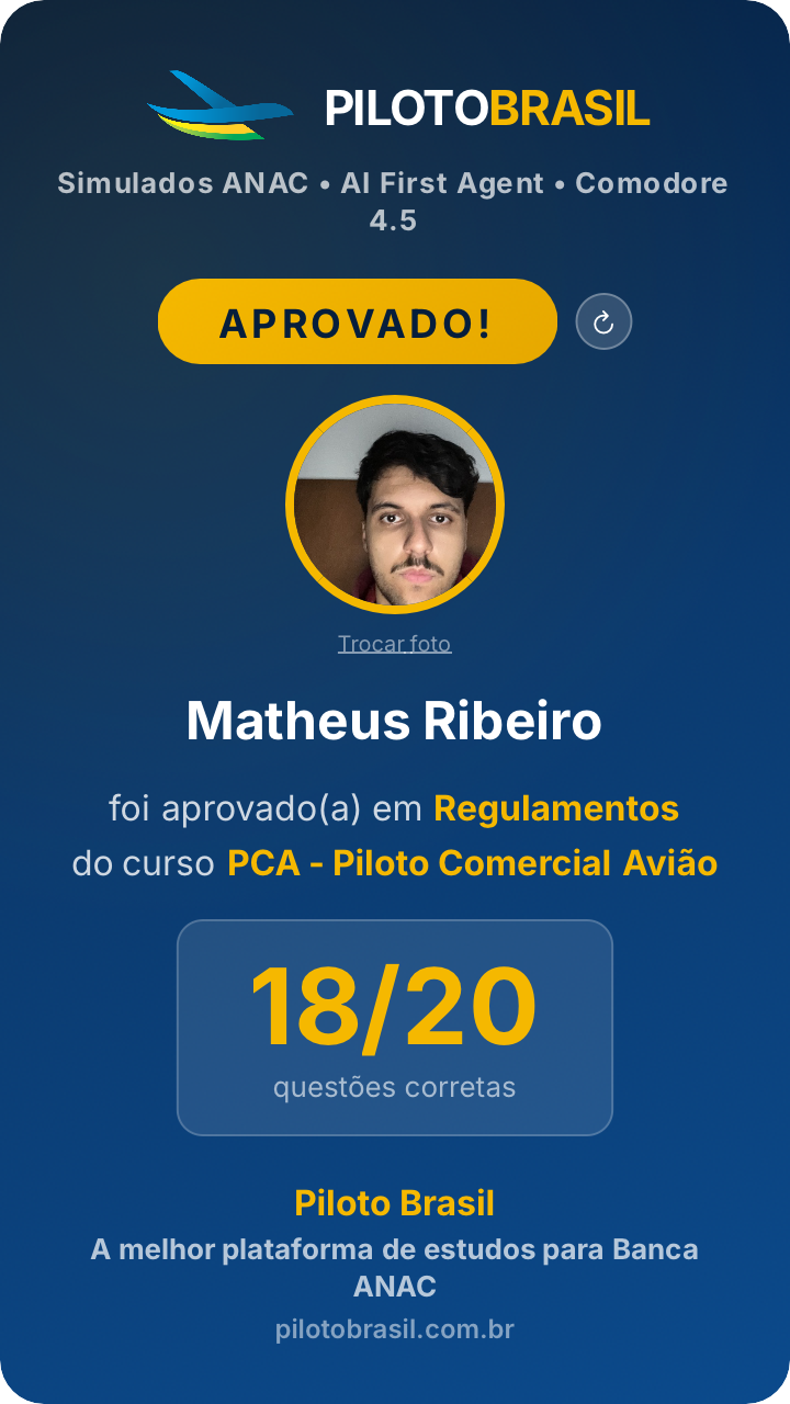 Matheus Ribeiro aprovado