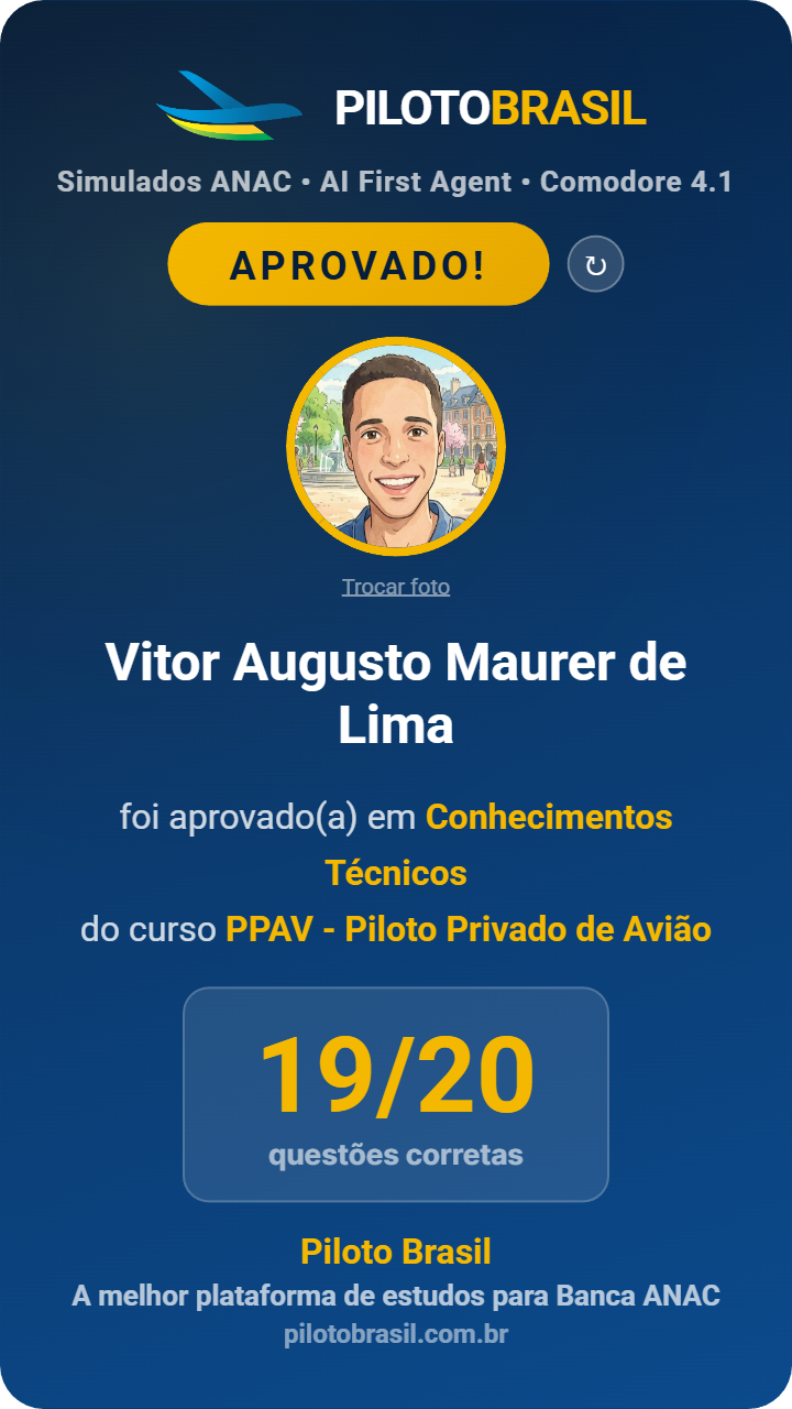 Vitor Augusto Maurer de Lima aprovado