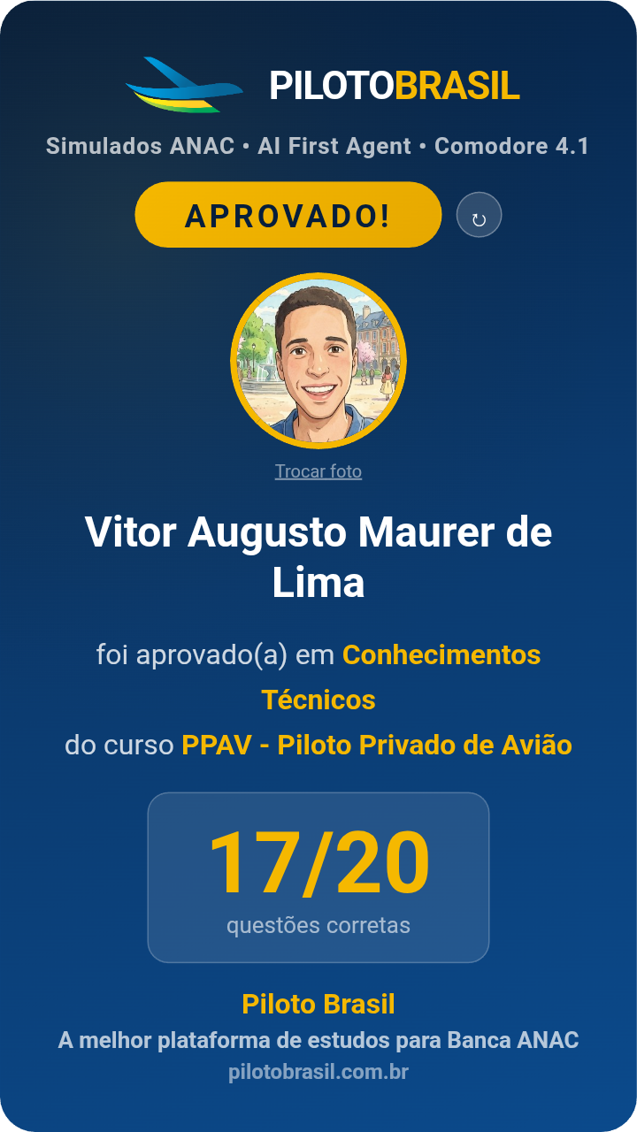 Vitor Augusto Maurer de Lima aprovado