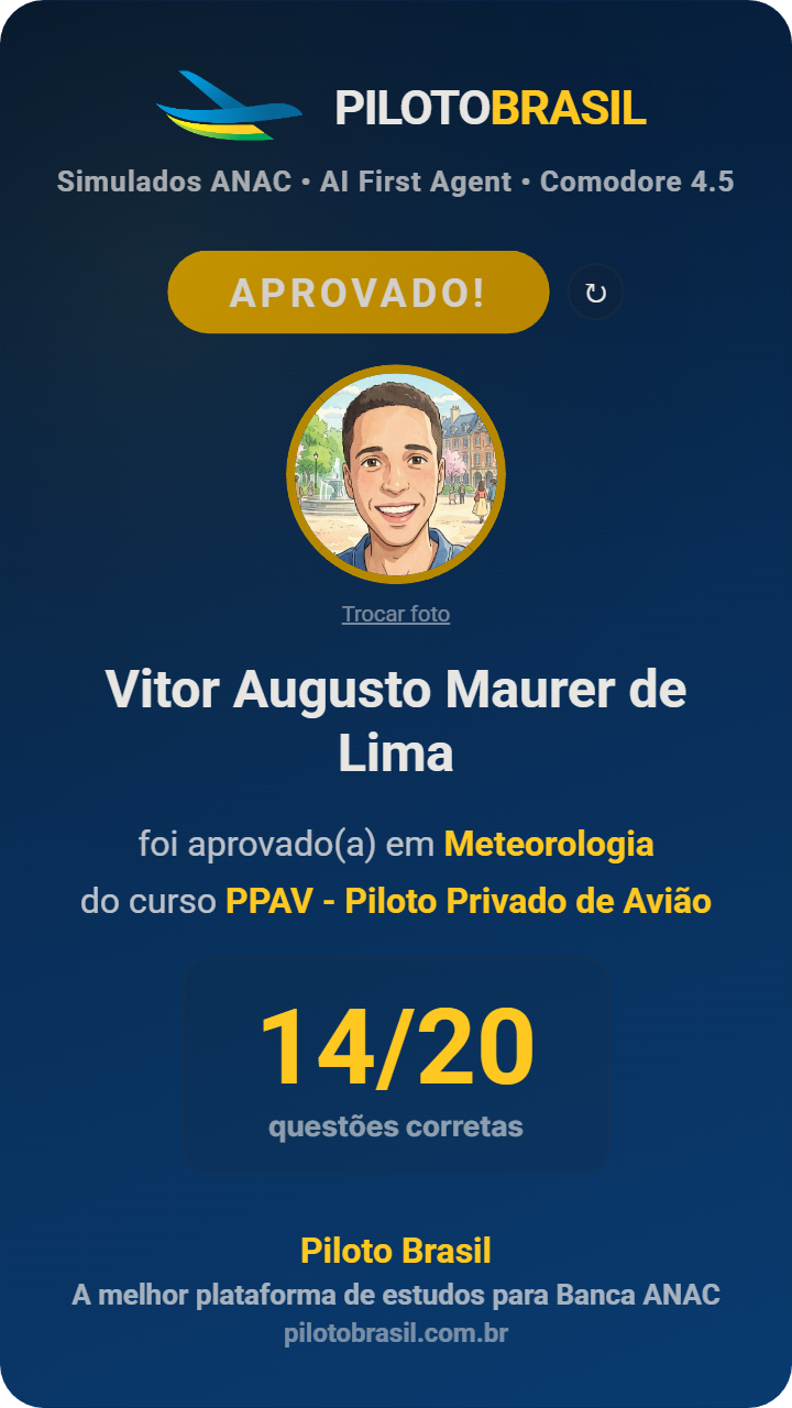 Vitor Augusto Maurer de Lima aprovado
