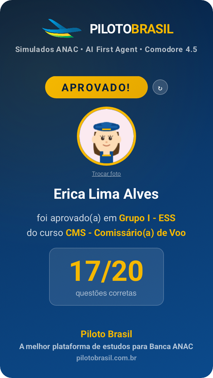 Erica Lima Alves aprovado