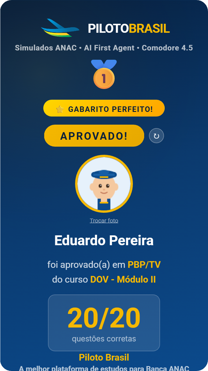 Eduardo Pereira aprovado