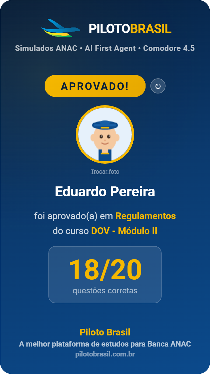Eduardo Pereira aprovado