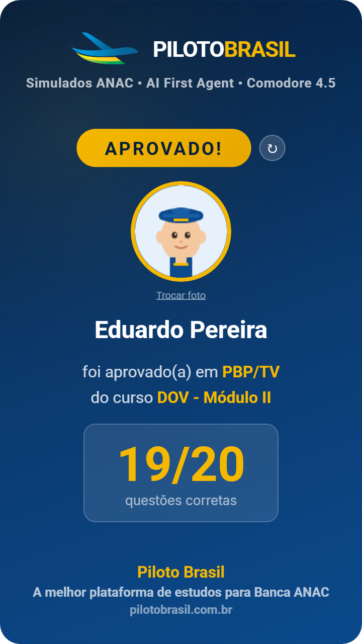 Eduardo Pereira aprovado