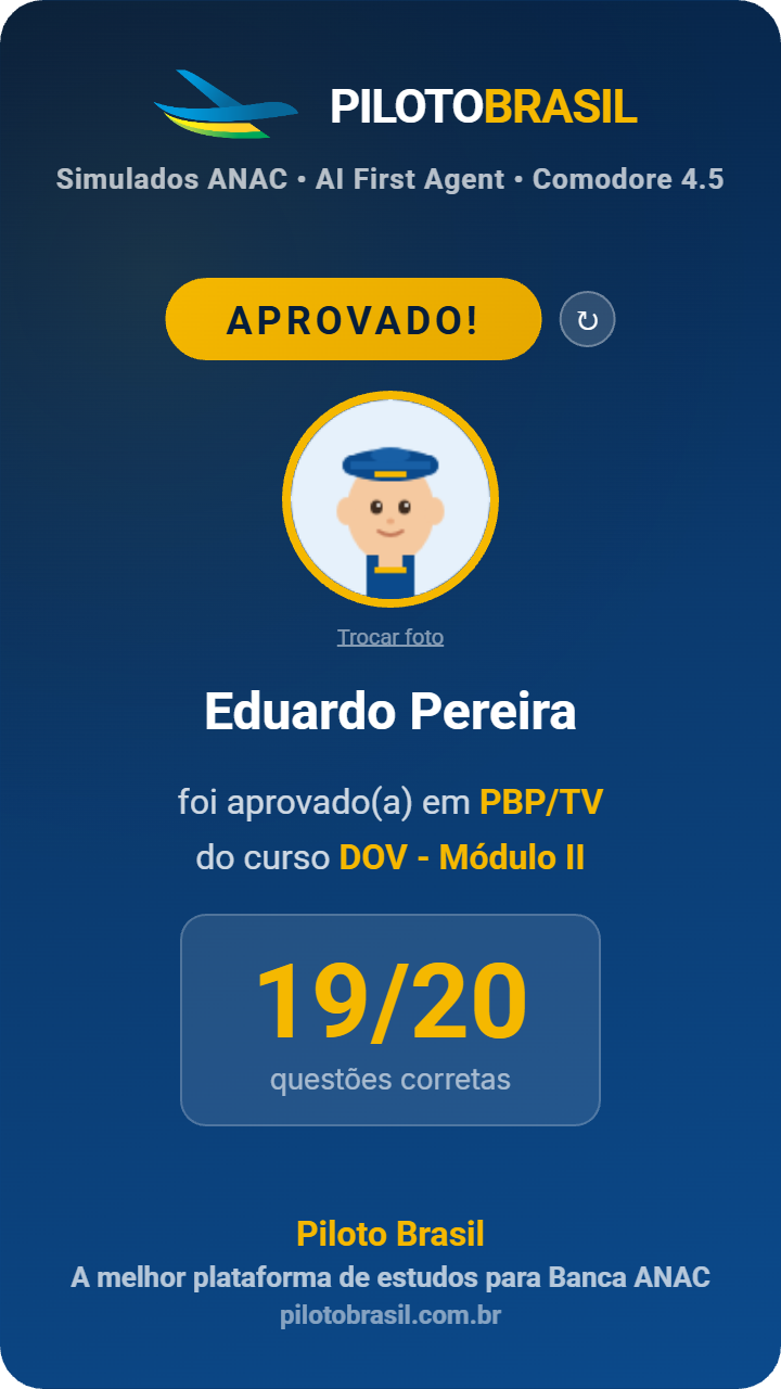 Eduardo Pereira aprovado