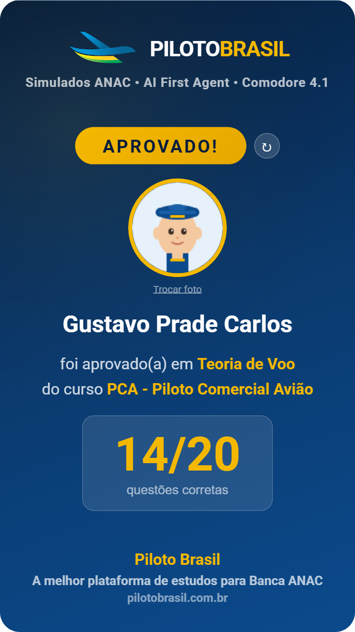 Gustavo Prade Carlos aprovado