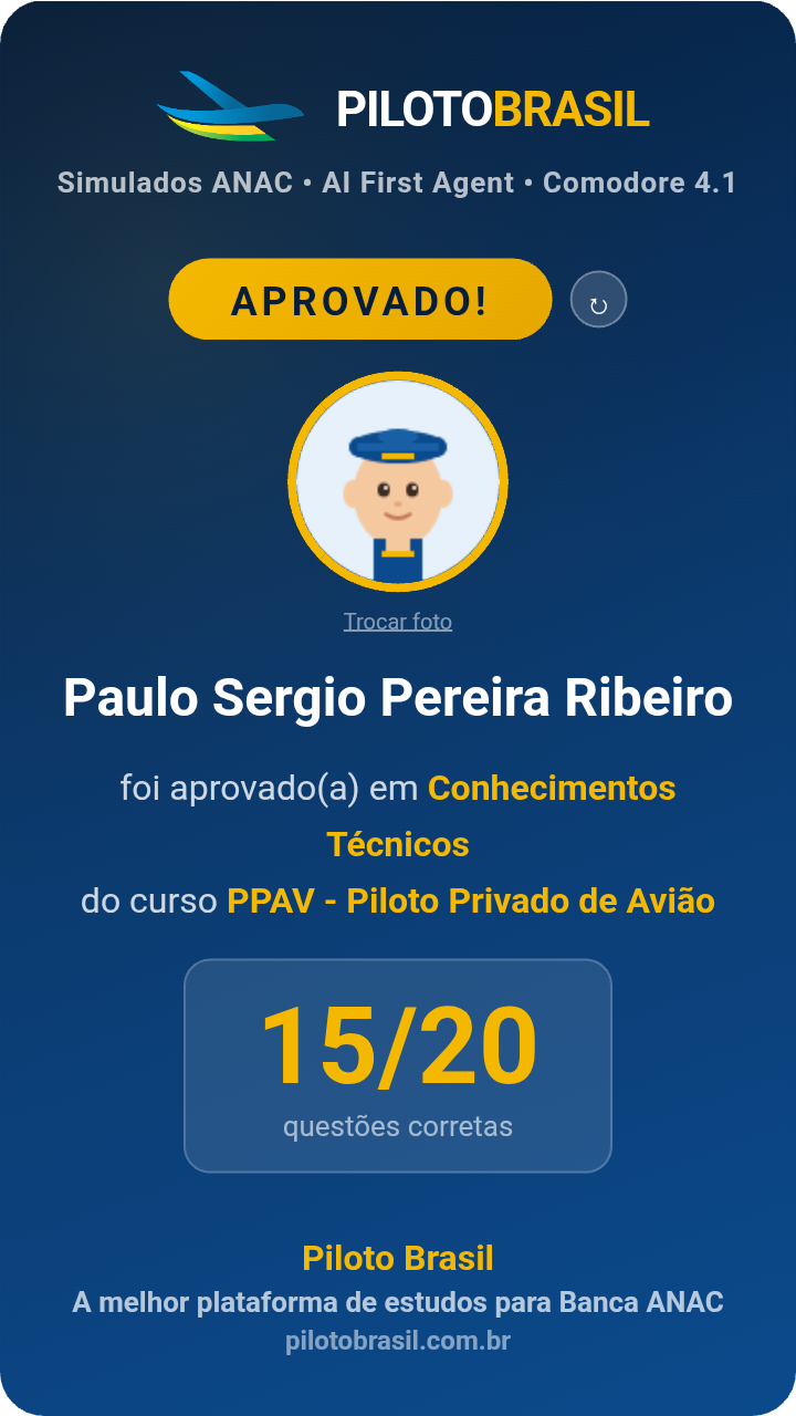 Paulo Sergio Pereira Ribeiro aprovado