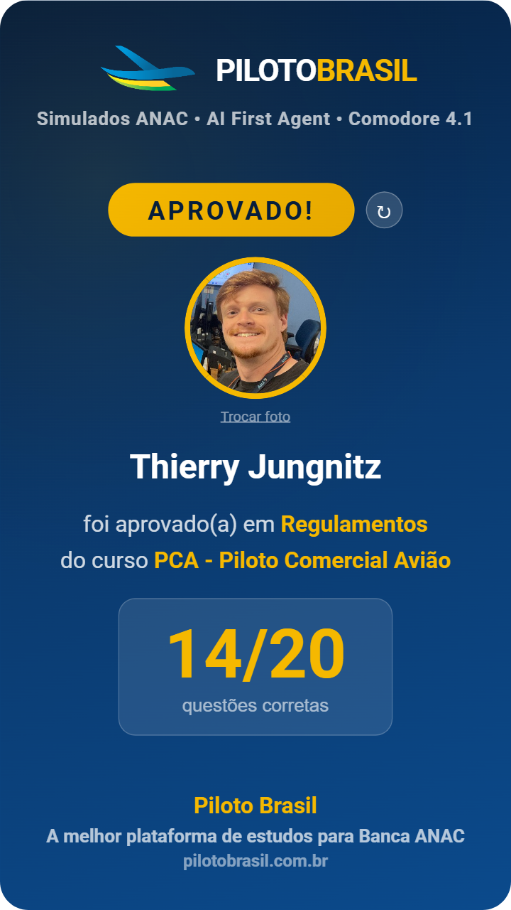 Thierry Jungnitz aprovado