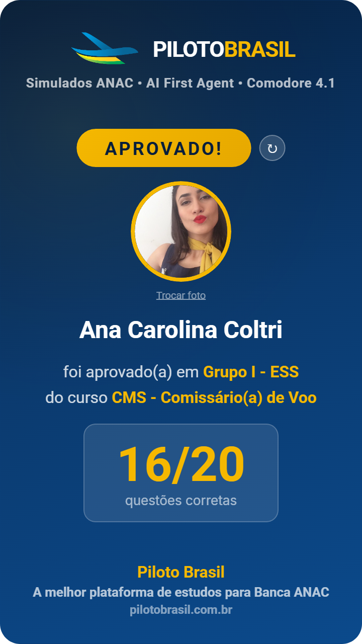 Ana Carolina Coltri aprovado