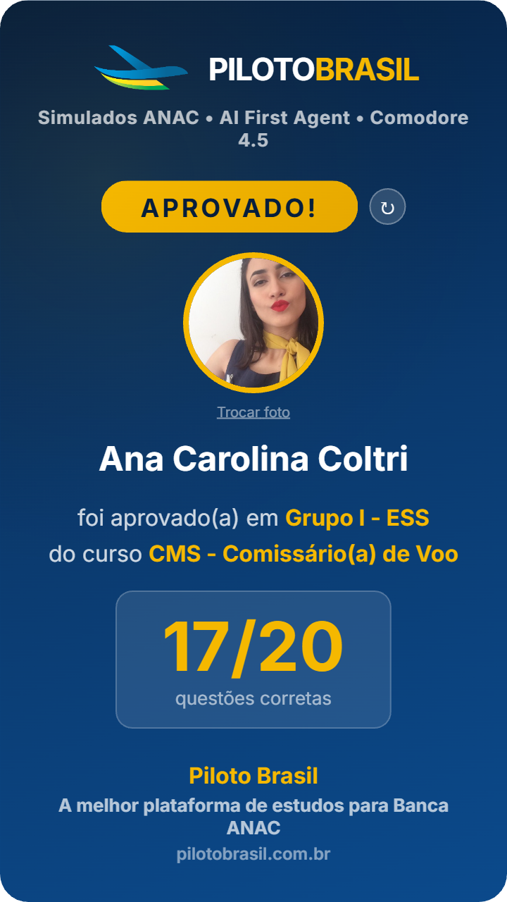 Ana Carolina Coltri aprovado