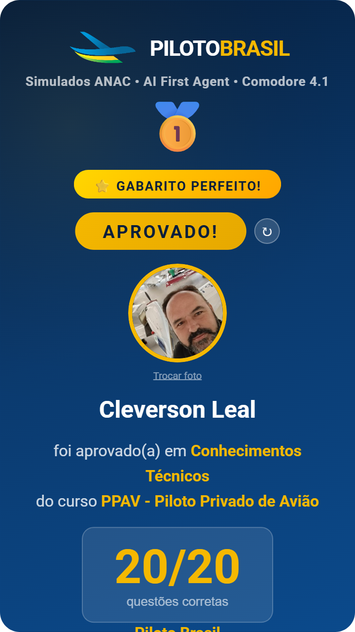 Cleverson Leal aprovado