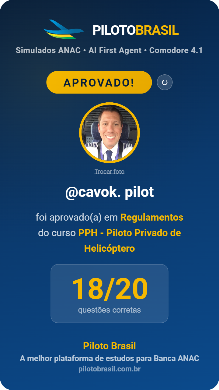 @cavok. pilot aprovado
