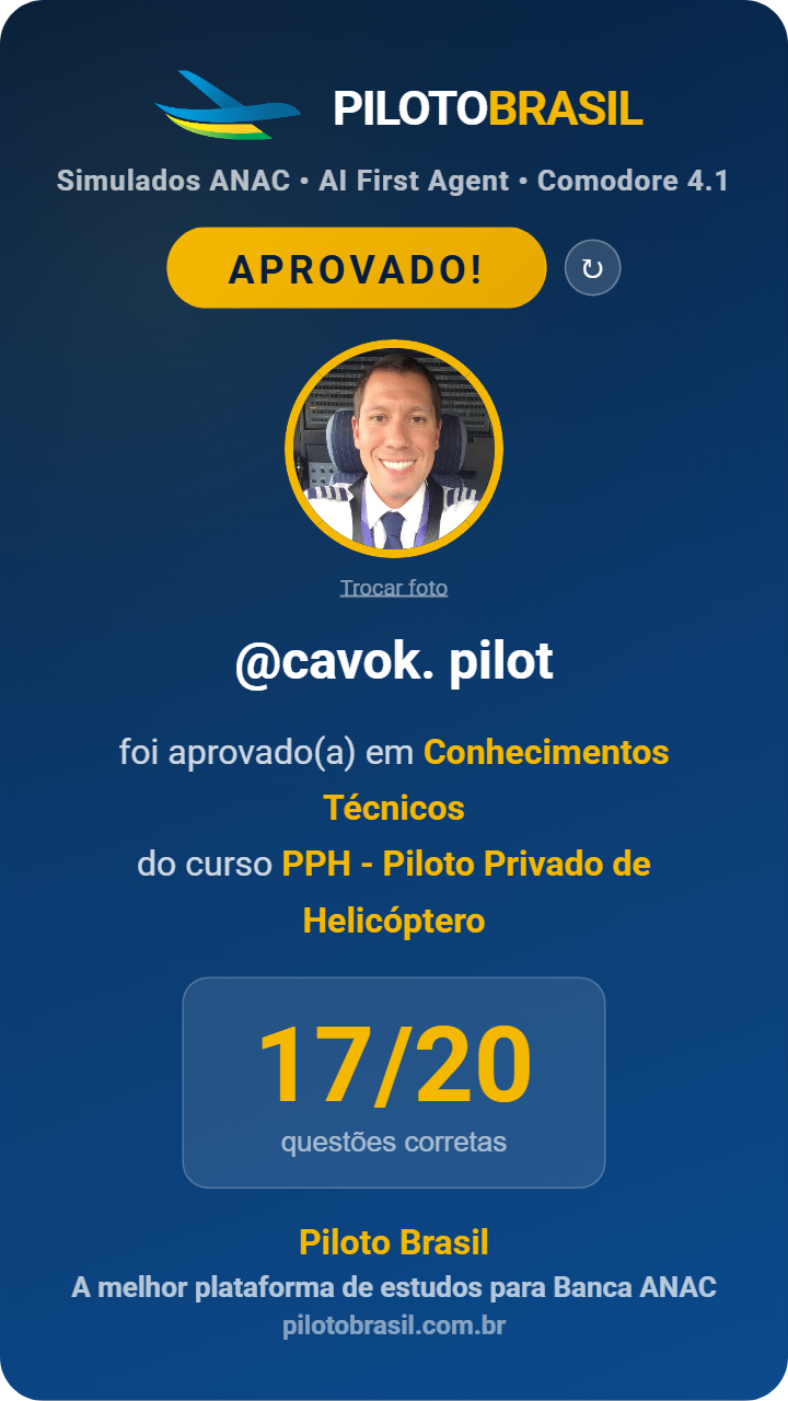 @cavok. pilot aprovado