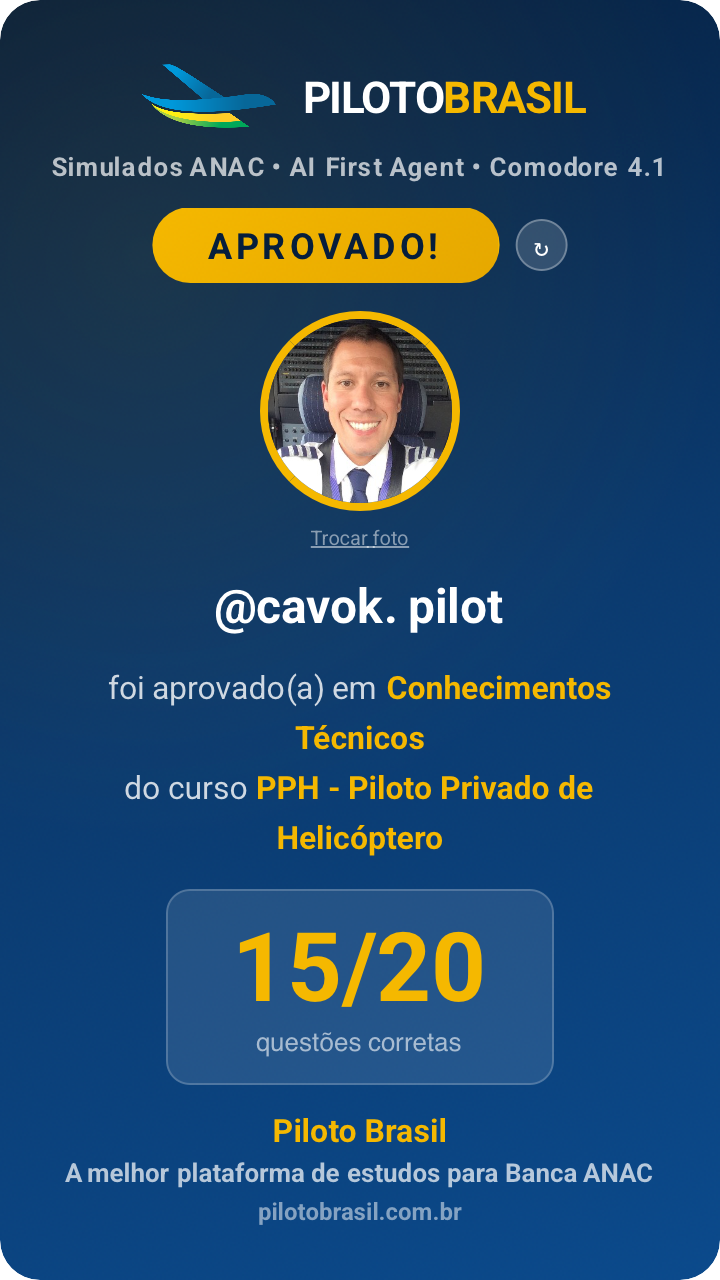 @cavok. pilot aprovado