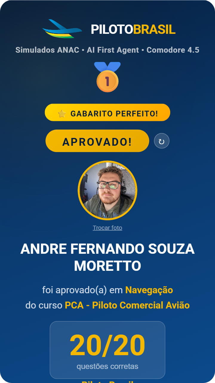 ANDRE FERNANDO SOUZA MORETTO aprovado