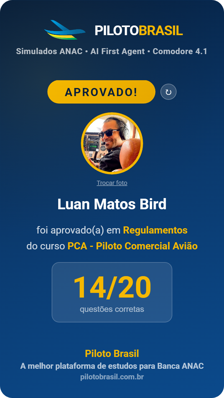 Luan Matos Bird aprovado
