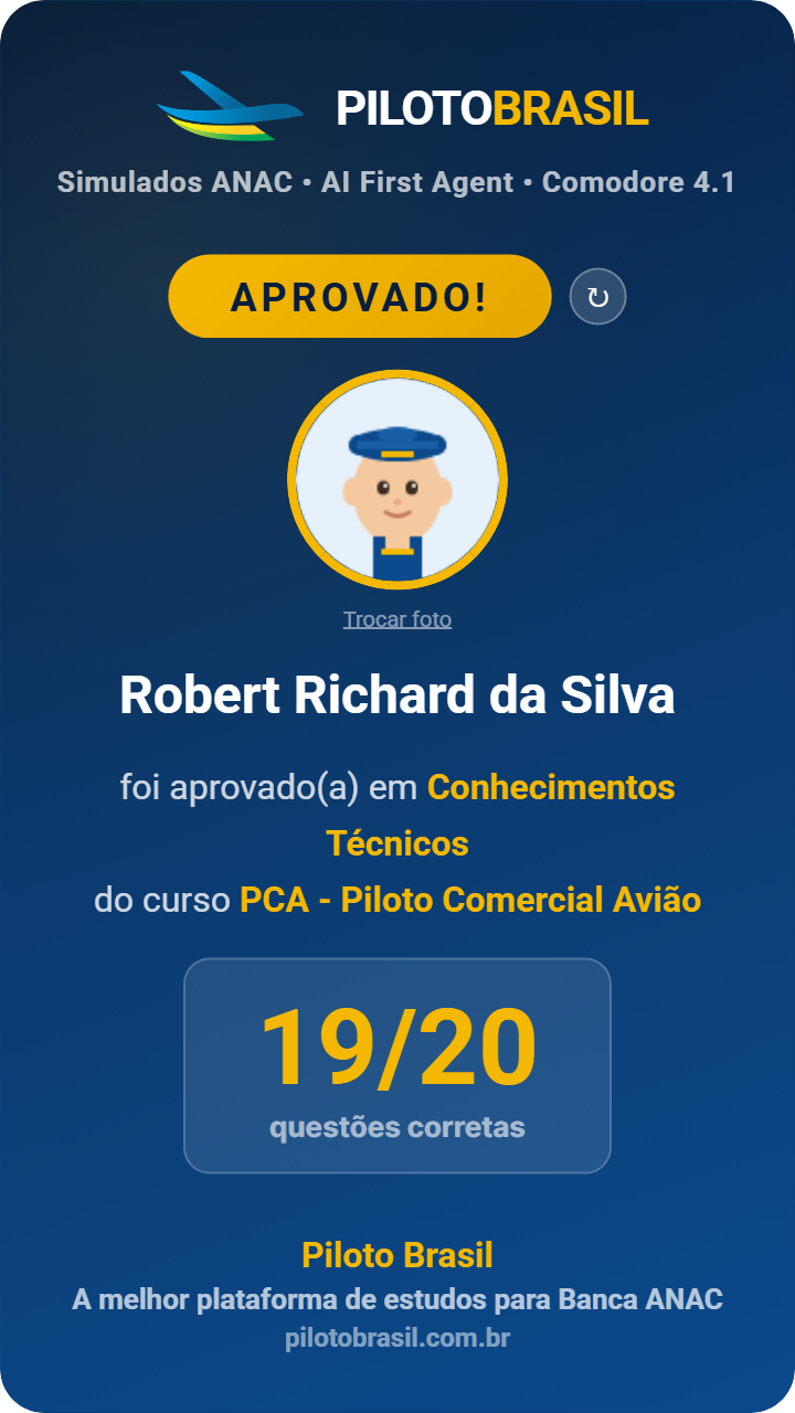 Robert Richard da Silva aprovado