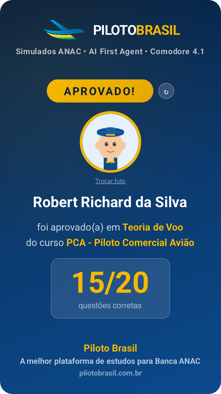 Robert Richard da Silva aprovado