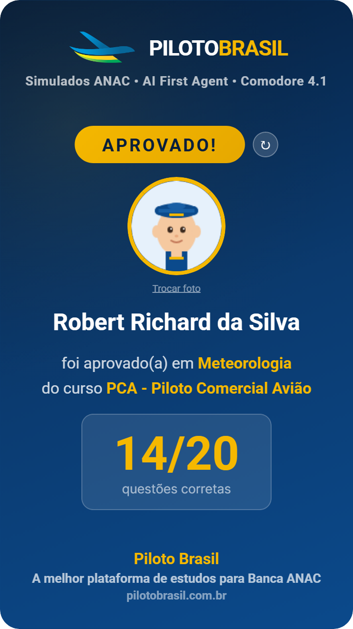 Robert Richard da Silva aprovado
