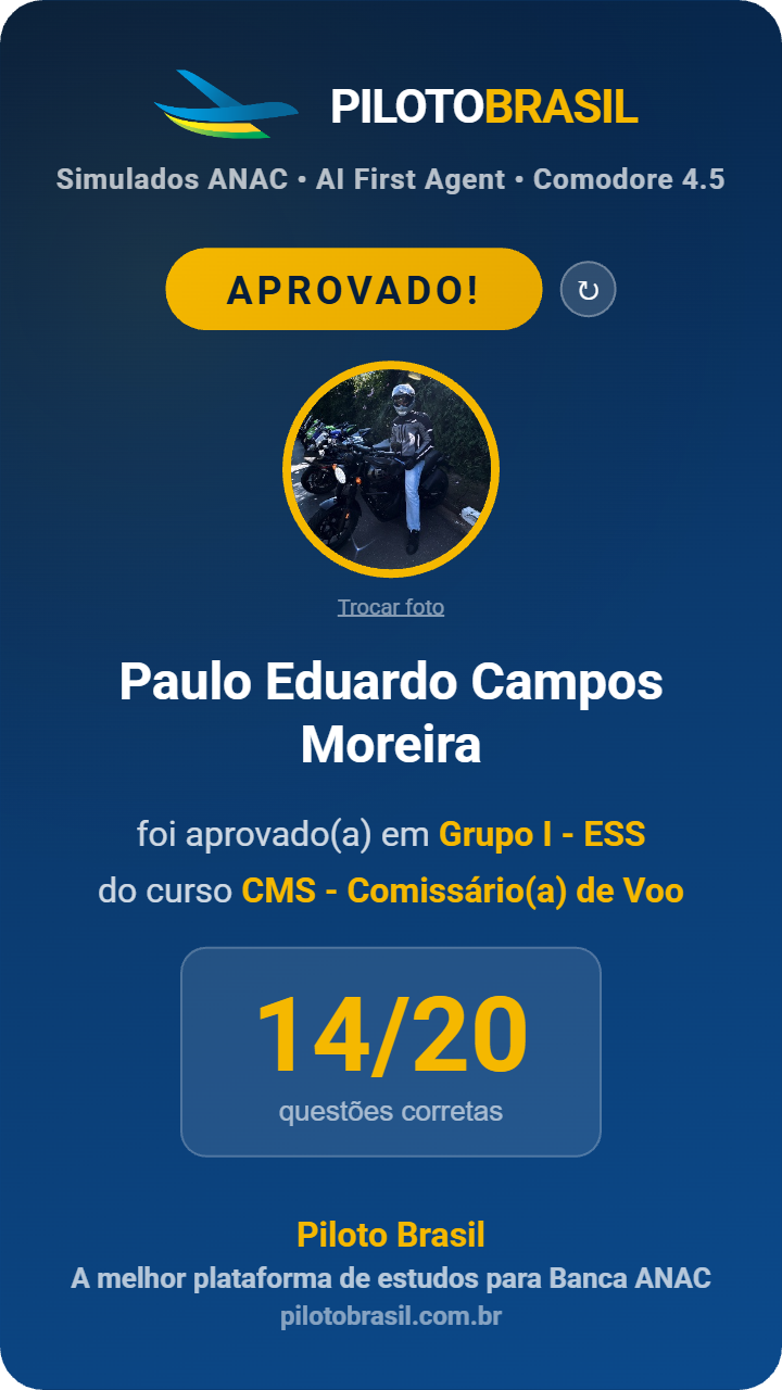 Paulo Eduardo Campos Moreira aprovado